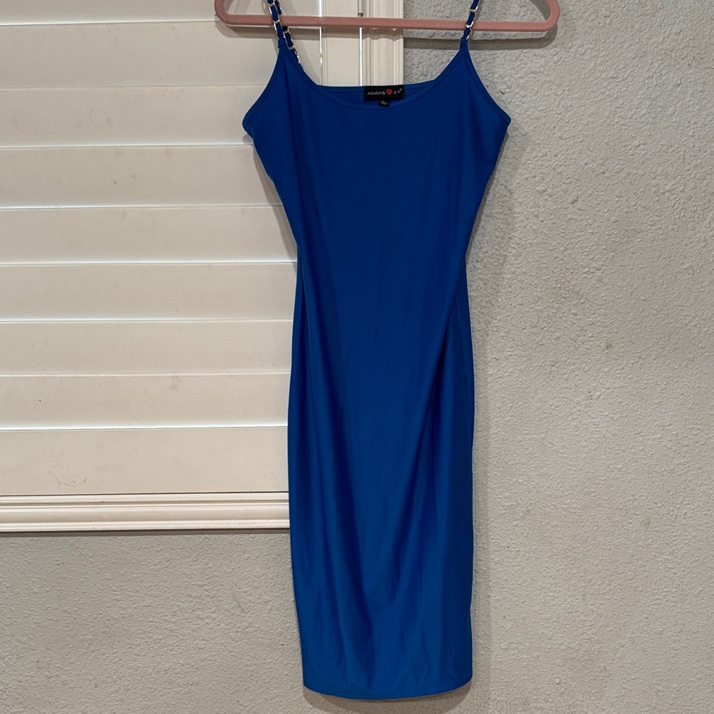Absolutely Royal Blue Midi Dress